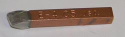 11940 Sherline LATHE CUTTING TOOLS,BRAZED CARBIDE TIP, 60° (Sharp tip for threading), 1/4" SQUARE 11940